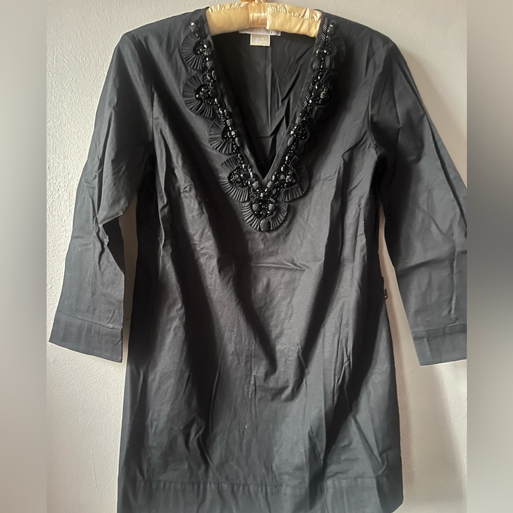 MICHAEL Michael Kors Black and Gold Dress